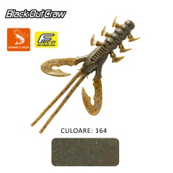 CREATURA TIEMCO BLACK OUT CRAW 4 10CM CULOARE 164 6BUC/PLIC