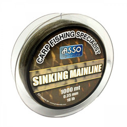 FIR ASSO SINKING MAINLINE BROWN 0.40MM 1000M