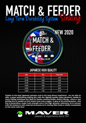 FIR MAVER SMART MATCH & FEEDER SINKING 150M 0.166MM