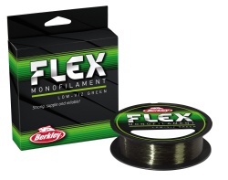 FIR MONOFILAMENT BERKLEY FLEX MONO 150M/165YD, 0,20MM, 3,1KG/7LB CLEAR