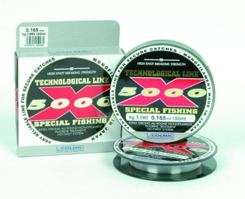 FIR MONOFILAMENT COLMIC X-5000 150M 0.14mm