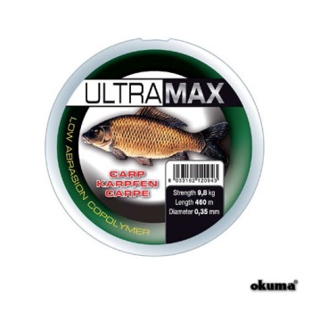 FIR MONOFILAMENT OKUMA ULTRA MAX CARP 035MM/9,8KG/460M