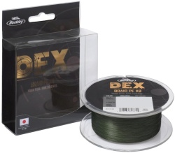 FIR TEXTIL BERKLEY DEX BRAID X8 PE GREEN 0.06MM 5.4KG 300M