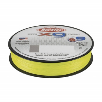 FIR TEXTIL BERKLEY X9 BRAID VERDE FLUO 0,30MM/31KG/150M - Img 2