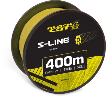 FIR TEXTIL BLACK CAT S-LINE 400M 0.45 50KG YELLOW