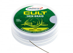 FIR TEXTIL CLIMAX CULT CRAP SKINBRAID 15M 20LB CAMOU GREEN