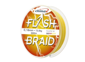 FIR TEXTIL CLIMAX FLASH BRAID FLUO YELLOW 100m 0.30mm 24kg