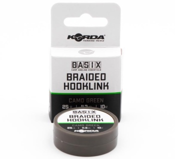 FIR TEXTIL KORDA BASIX BRAIDED HOOKLINK 25LB/10M