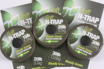 FIR TEXTIL KORDA N-TRAP SOFT COATED GRAVEL 20M 30LBS - Img 3