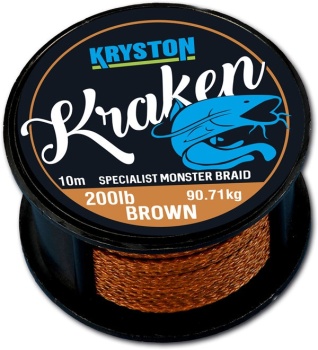 FIR TEXTIL KRYSTON KRAKEN MONSTER 10m 200lb Gravel Brown