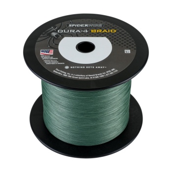 FIR TEXTIL SPIDERWIRE DURA X4 1800M 0.14MM / 11.8KG-26LB MOSS GREEN