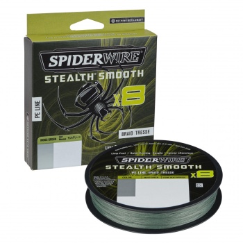 FIR TEXTIL SPIDERWIRE STEALTH X8 0.15MM 300M 16.5KG MOSS GREEN
