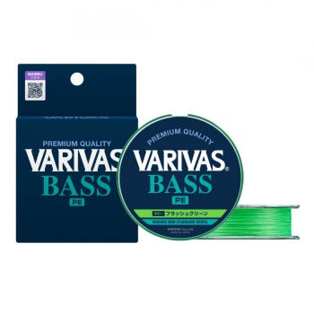 FIR TEXTIL VARIVAS BASS PE X4 150M 0.128MM 10LB FLASH GREEN
