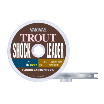 FIR VARIVAS TROUT SHOCKLEADER FLUOROCARBON 30m 0.205mm 6lb