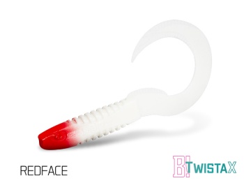 GRUB DELPHIN TWISTAX EELTAIL UVS / 5BUC 15CM / BLOODY MILION - Img 6
