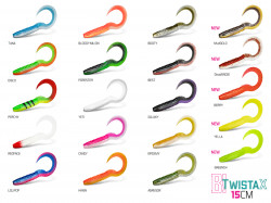 GRUB DELPHIN TWISTAX EELTAIL UVS / 5BUC 15CM / TUNA