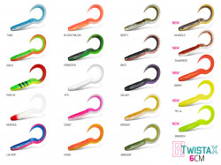 GRUB DELPHIN TWISTAX EELTAIL UVS / 5BUC 6CM / CANDY