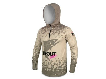 HANORAC CU GLUGA DELPHIN UV ARMOR 50+ TROUT XL