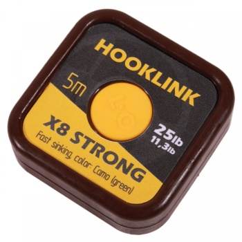 HOOKLINK X8 ORANGE CAMO GREEN 20LB 20M - Img 4