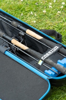 HUSA RIGIDA PRESTON HARDCASE ROD SAFE COMPACT 2 LANSETE + 2 MULINETE 174X21X21CM - Img 5
