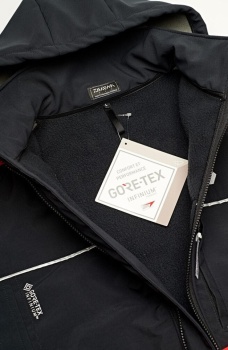 JACHETA DAIWA GORE-TEX INFINIUM SOFT SHELL BLACK/BLUE MAR.XL - Img 2
