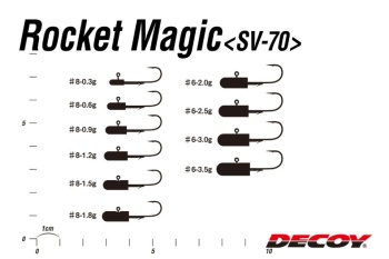 JIG DECOY SV-70 ROCKET MAGIC NR.6 3.5GR 4BUC/PLIC - Img 4