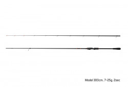LANSETA SPINNING DELPHIN EXTAZA / 2 TRONSOANE 300CM/7-25G