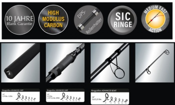 LANSETA SPORTEX ADVANCER CS-2 CARP 12FT 3.66M 3.50LBS 2TR - Img 2