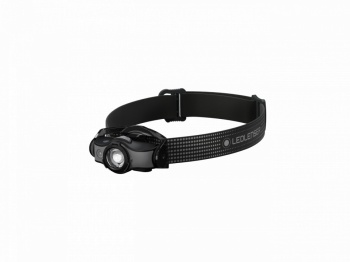 LANTERNA CAP LEDLENSER MH5 BLACK GREY 400LM+ACUM+USB