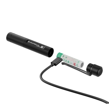 LANTERNA LEDLENSER P2R BLACK_BOX 200LM / LI-ION + CABLU USB - Img 5