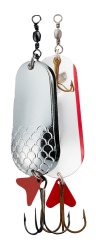 LINGURITA OSCILANTA DAM EFFZETT TWIN 8CM / 45G SILVER / SILVER