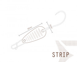 LINGURITA OSCILANTA DELPHIN STRIP 2G WAMP HOOK #8 SNAP 00