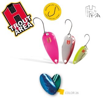 LINGURITA OSCILANTA HERAKLES KEEPER TROUT 2.5gr Culoare 26 Petrol Sky