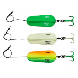 LINGURITA OSCILANTA MADCAT A-STATIC RATTLIN INLINE SPOONS 125GR GREEN