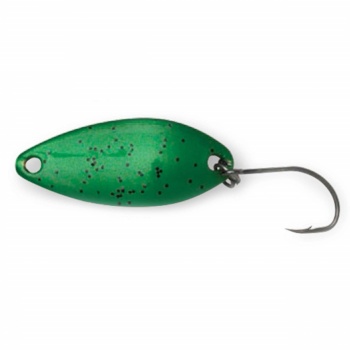 LINGURITA OSCILANTA NO.7 4.2GR 32MM DAM EFFZETT PRO TROUT SPOON GREEN BLACK FLAKE UV