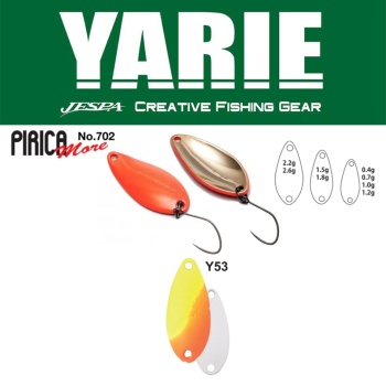 LINGURITA OSCILANTA YARIE JESPA 702 PIRICA MORE 2.6GR CULOARE Y53 LEMON/ORANGE