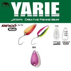 LINGURITA OSCILANTA YARIE JESPA 704 RINGO MIDI HAMMERED 2.0GR CULOARE W4 NORINORI PINK