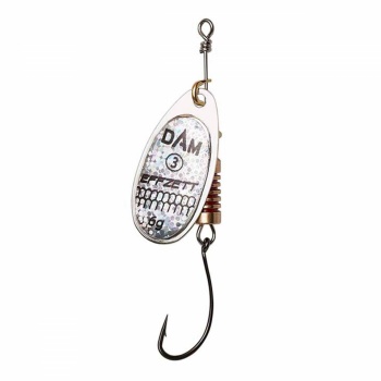 LINGURITA ROTATIVA 6GR DAM EFFZETT SPINNER WITH SINGLE HOOK REFLEX SILVER - Img 2