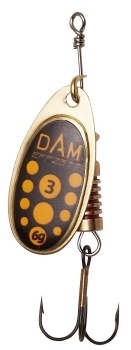 LINGURITA ROTATIVA DAM STANDARD SPINNER NR.4 10G SINKING BLACKY