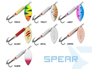 LINGURITA ROTATIVA DELPHIN SPEAR 17G / MARIME.5 / TROUTY