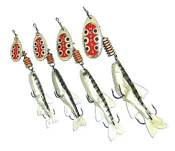 LINGURITA ROTATIVA MEPPS MEPPS 4,5G + SHAD 6CM