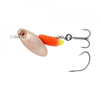 LINGURITA ROTATIVA SAVAGE GEAR SPINNER GRUB NR.1 3.8G SINKING COPPER RED YELLOW - Img 2