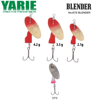 LINGURITA ROTATIVA YARIE JESPA 672 BLENDER 4.2GR CULOARE SP9 SILVER PINK