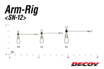 MONTURA DECOY SN-12 ARM RIG NR.6 SNAP NR.2 3BUC/PLIC - Img 4