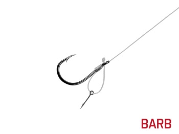 MONTURA FEEDER DELPHIN FLR D-RIG / 6BUC 8CM / 0.22MM / BARB NR.6 / STING 7MM - Img 2