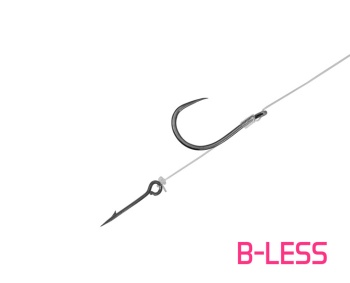 MONTURA FEEDER DELPHIN FLR STING / 6BUC 8CM / 0.30MM / BARB NR.4 / STING 7MM - Img 2