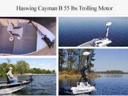 MOTOR ELECTRIC HASWING CAYMAN B 55 LBS TROLLING MOTOR