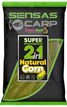 NADA SENSAS SUPER GROUND PASTE 2IN1 NATURAL CORN 1KG