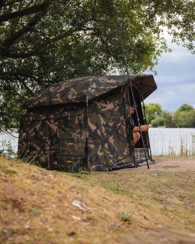 PANOU FRONTAL DIN PÎNZĂ CORT FOX FRONTIER II - CAMO MOZZY MESH - Img 3