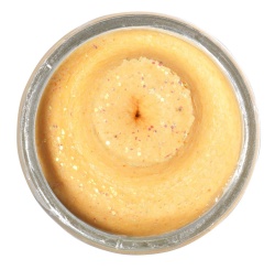 PASTA FLOTANTA BERKLEY POWERBAIT NATURAL GLITTER TROUT DOUGH SALMON EGG PEACH GLITTER